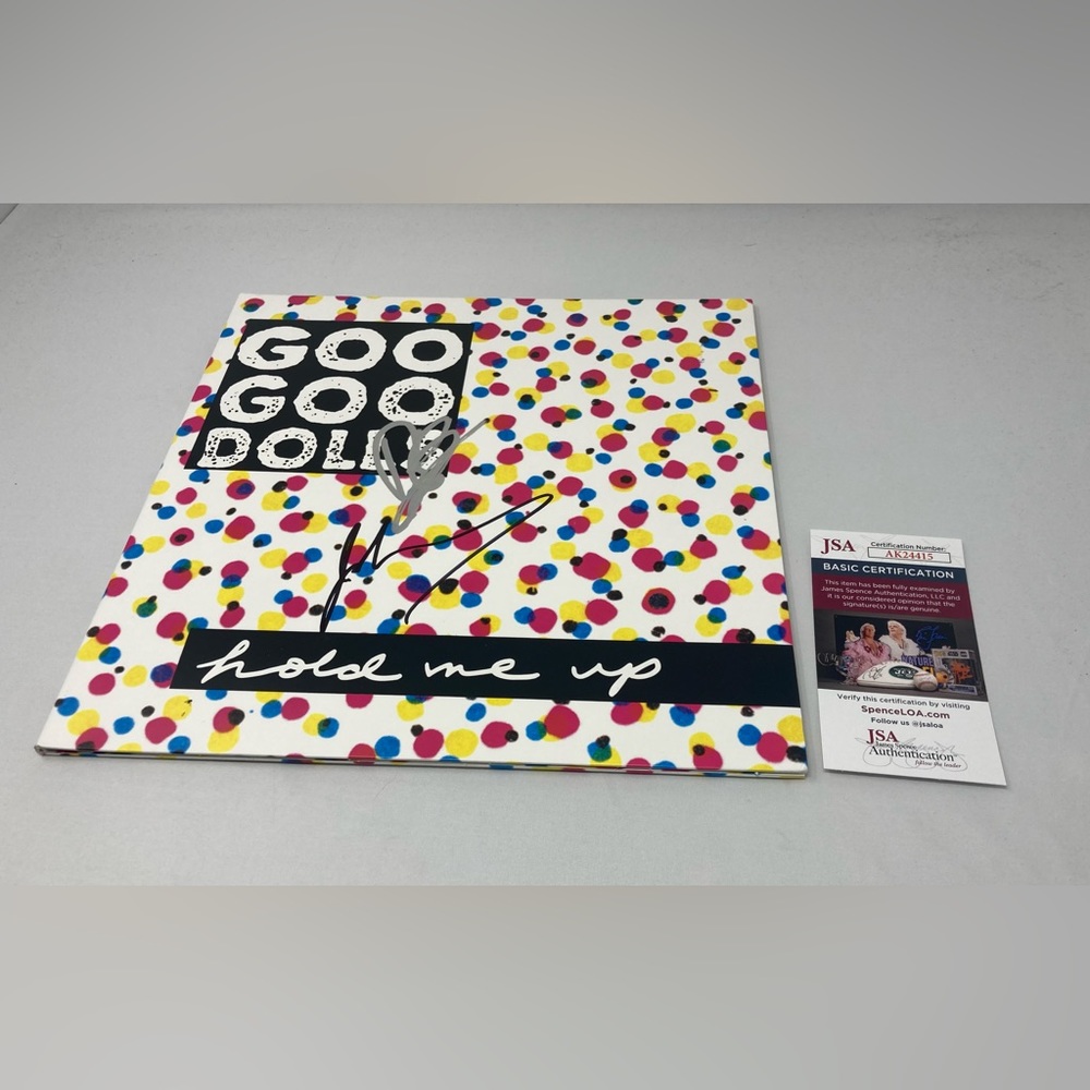 Goo Goo Dolls signed Hold Me Up Album JSA COA